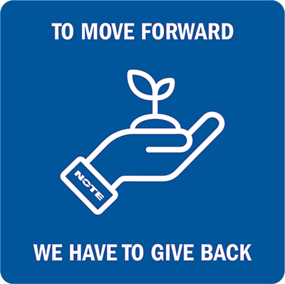 To move forward we have to give back